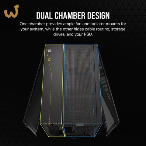 2500X Tempered Glass mATX Mid-Tower, Black 2500X Tempered Glass mATX Mid-Tower, Black