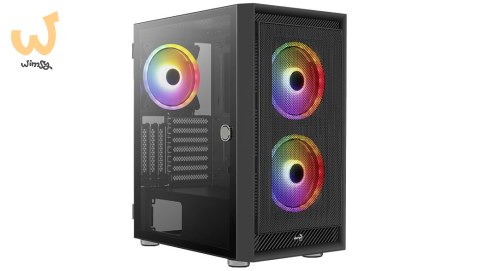 Obudowa AEROCOOL PGS GRAPHITE-G-BK-v2 FRGB czarna Obudowa AEROCOOL PGS GRAPHITE-G-BK-v2 FRGB czarna