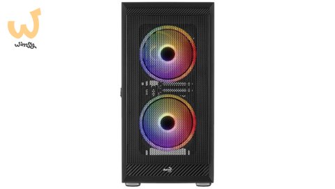 Obudowa AEROCOOL PGS GRAPHITE-G-BK-v2 FRGB czarna Obudowa AEROCOOL PGS GRAPHITE-G-BK-v2 FRGB czarna