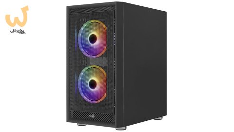 Obudowa AEROCOOL PGS GRAPHITE-G-BK-v2 FRGB czarna Obudowa AEROCOOL PGS GRAPHITE-G-BK-v2 FRGB czarna