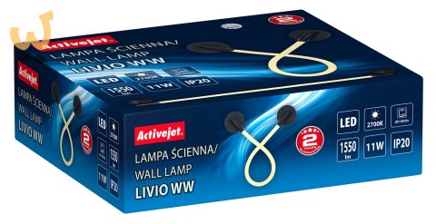 Lampa ścienna LED Activejet AJE-AJE-LIVIO WW Lampa ścienna LED Activejet AJE-AJE-LIVIO WW