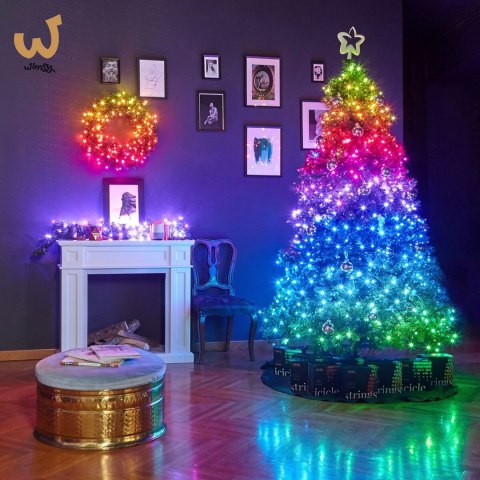 Inteligentne lampki choinkowe Twinkly 600 RGB 48m Inteligentne lampki choinkowe Twinkly 600 RGB 48m