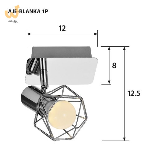 Reflektor Activejet AJE-BLANKA 1P (40 W; E14) Reflektor Activejet AJE-BLANKA 1P (40 W; E14)