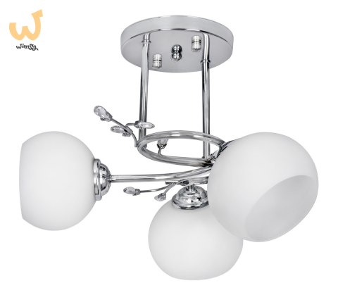 Żyrandol klasyczna lampa sufitowa wisząca Activejet IRMA Nikiel potrójna 3xE27 do salonu