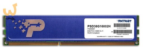 PATRIOT DDR3 8GB SIGNATURE 1600MHz CL11 PATRIOT DDR3 8GB SIGNATURE 1600MHz CL11