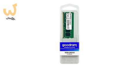 Pamięć GoodRam (DDR4 SO-DIMM; 1 x 16 GB; 2666 MHz; CL19) Pamięć GoodRam (DDR4 SO-DIMM; 1 x 16 GB; 2666 MHz; CL19)