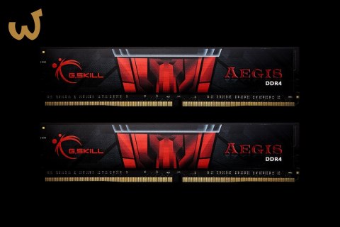 Zestaw pamięci G.SKILL Aegis F4-2666C19D-16GIS (DDR4 DIMM; 2 x 8 GB; 2666 MHz; CL19) Zestaw pamięci G.SKILL Aegis F4-2666C19D-16GIS (DDR4 DIMM; 2 x 8 GB; 2666 MHz; CL19)