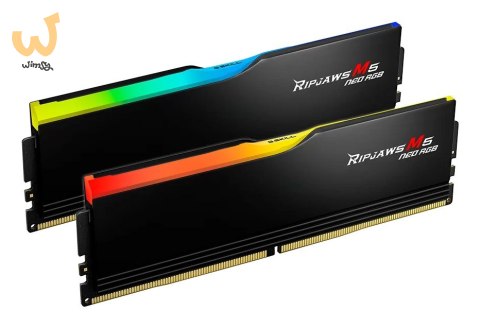 G.SKILL RIPJAWS M5 NEO AMD RGB DDR5 2X16GB 6000MHZ CL36-36 F5-6000J3636F16GX2-RM5NRK G.SKILL RIPJAWS M5 NEO AMD RGB DDR5 2X16GB 6000MHZ CL36-36 F5-6000J3636F16GX2-RM5NRK