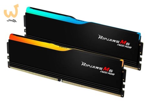 G.SKILL RIPJAWS M5 NEO AMD RGB DDR5 2X16GB 6000MHZ CL36-36 F5-6000J3636F16GX2-RM5NRK G.SKILL RIPJAWS M5 NEO AMD RGB DDR5 2X16GB 6000MHZ CL36-36 F5-6000J3636F16GX2-RM5NRK