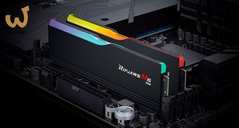 G.SKILL RIPJAWS M5 RGB DDR5 2X32GB 5200MHZ CL40 XMP3 BLACK F5-5200J4040A32GX2-RM5RK G.SKILL RIPJAWS M5 RGB DDR5 2X32GB 5200MHZ CL40 XMP3 BLACK F5-5200J4040A32GX2-RM5RK