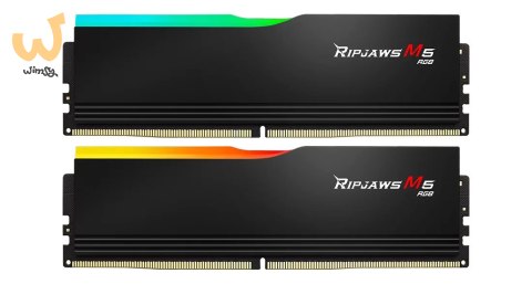G.SKILL RIPJAWS M5 RGB DDR5 2X48GB 5200MHZ CL40 XMP3 BLACK F5-5200J4040A48GX2-RM5RK G.SKILL RIPJAWS M5 RGB DDR5 2X48GB 5200MHZ CL40 XMP3 BLACK F5-5200J4040A48GX2-RM5RK