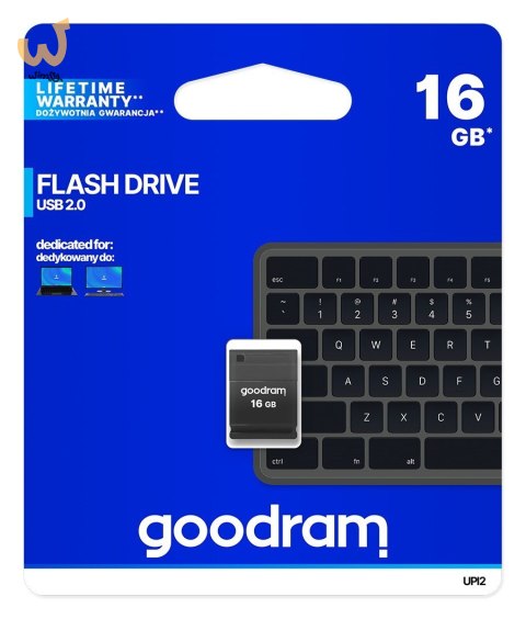 Pendrive GoodRam Piccolo UPI2-0160K0R11 (16GB; USB 2.0; kolor czarny) Pendrive GoodRam Piccolo UPI2-0160K0R11 (16GB; USB 2.0; kolor czarny)