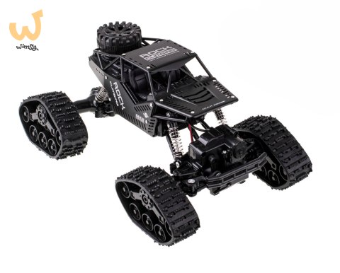 Samochód zdalnie sterowany na pilota RC Rock Crawler 4x4 LHC012 auto 2w1 czarny Samochód zdalnie sterowany na pilota RC Rock Crawler 4x4 LHC012 auto 2w1 czarny