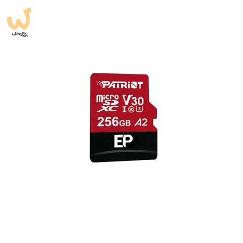 Patriot EP Pro A2 Micro SDXC 256GB 90/80 MB/s V30 U3 Class10 Patriot EP Pro A2 Micro SDXC 256GB 90/80 MB/s V30 U3 Class10