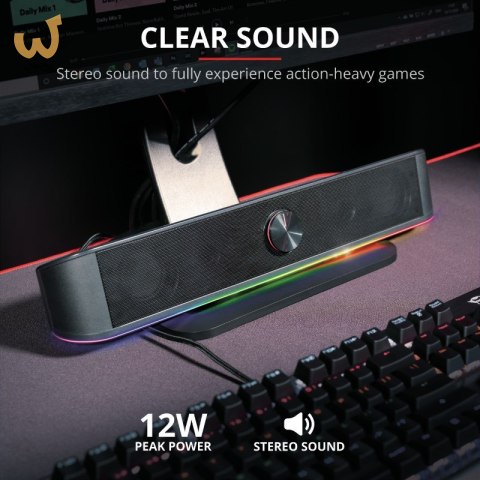Głośnik TRUST GXT619 THORNE RGB LED SOUNDBAR Głośnik TRUST GXT619 THORNE RGB LED SOUNDBAR