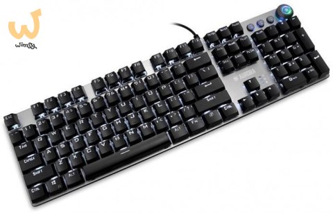 Klawiatura mechaniczna IBOX AURORA K-4 RGB IKGMK4 (USB; (US); kolor czarny) Klawiatura mechaniczna IBOX AURORA K-4 RGB IKGMK4 (USB; (US); kolor czarny)