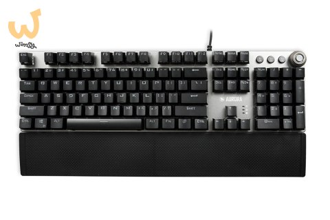 Klawiatura mechaniczna IBOX AURORA K-4 RGB IKGMK4 (USB; (US); kolor czarny) Klawiatura mechaniczna IBOX AURORA K-4 RGB IKGMK4 (USB; (US); kolor czarny)