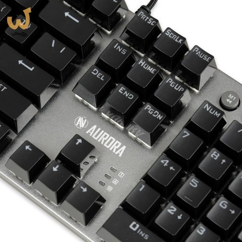 Klawiatura mechaniczna IBOX AURORA K-4 RGB IKGMK4 (USB; (US); kolor czarny) Klawiatura mechaniczna IBOX AURORA K-4 RGB IKGMK4 (USB; (US); kolor czarny)