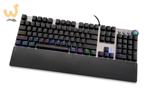 Klawiatura mechaniczna IBOX AURORA K-4 RGB IKGMK4 (USB; (US); kolor czarny) Klawiatura mechaniczna IBOX AURORA K-4 RGB IKGMK4 (USB; (US); kolor czarny)