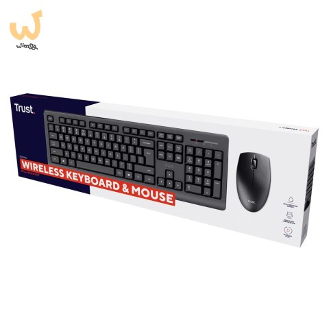 Zestaw KLAWIATURA + MYSZ TRUST PRIMO Wireless Zestaw KLAWIATURA + MYSZ TRUST PRIMO Wireless