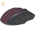 DEFENDER MYSZ BEZPRZEWODOWA ACCURA MM-665 RF BURGUND 1600DPI 6P 52668