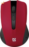 DEFENDER MYSZ BEZPRZEWODOWA ACCURA MM-935 RF CZERWONA OPTICAL 1600DPI 4P 52937