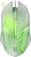 DEFENDER MYSZ CYBER MB-560L 7 KOLORÓW 1200DPI 3P BIAŁA 52561