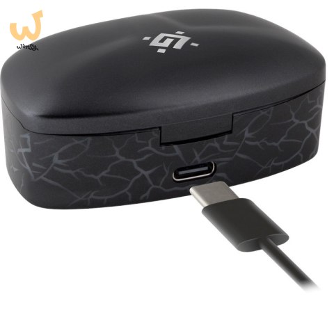 DEFENDER SŁUCHAWKI BLUETOOTH CYBERDOTS 250 GAMING CZARNE 63250 DEFENDER SŁUCHAWKI BLUETOOTH CYBERDOTS 250 GAMING CZARNE 63250
