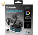 DEFENDER SŁUCHAWKI BLUETOOTH CYBERDOTS 250 GAMING CZARNE 63250