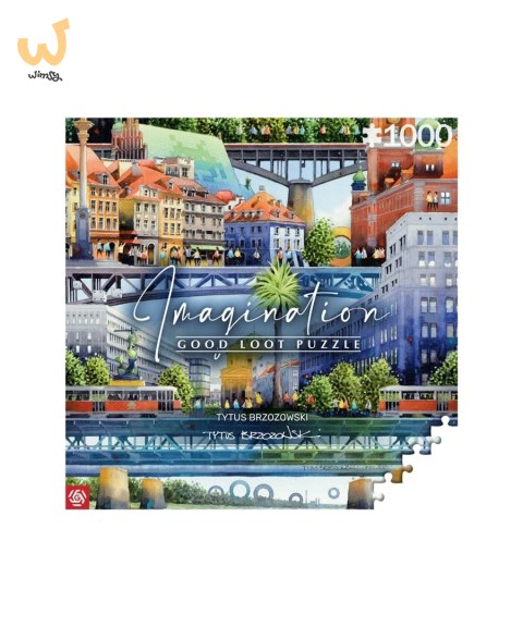 Puzzle Good Loot 1000 Imagination Tytus Brzozowski Warszawskie Mosty Puzzle Good Loot 1000 Imagination Tytus Brzozowski Warszawskie Mosty