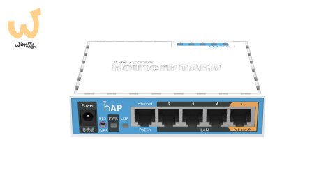 Router WiFi 4 Mikrotik hAP (RB951Ui-2nD) 2,4GHz(2x2) 5p Router WiFi 4 Mikrotik hAP (RB951Ui-2nD) 2,4GHz(2x2) 5p