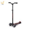 Hulajnoga Maxi Micro Deluxe Pro LED Black Red