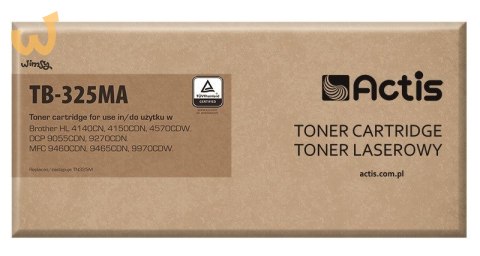 Actis TB-325MA Toner (zamiennik Brother TN-325MA; Standard; 3500 stron; czerwony) Actis TB-325MA Toner (zamiennik Brother TN-325MA; Standard; 3500 stron; czerwony)