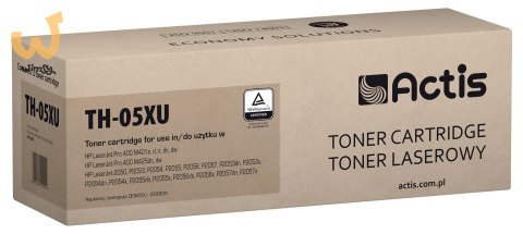 Actis TH-05XU Toner Uniwersalny (zamiennik HP 05X, CE505X, 80X, CF280X, TH-80X, Standard; 7200 stron; czarny) Actis TH-05XU Toner Uniwersalny (zamiennik HP 05X, CE505X, 80X, CF280X, TH-80X, Standard; 7200 stron; czarny)