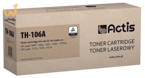 Actis TH-106A Toner (zamiennik HP W1106A; Standard; 1000 ston; czarny) Actis TH-106A Toner (zamiennik HP W1106A; Standard; 1000 ston; czarny)