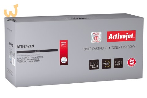 Activejet ATB-2421N Toner (zamiennik Brother TN-2421; Supreme; 3000 stron; czarny)