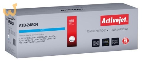 Activejet ATB-248CN Toner (zamiennik Brother TN248C; Supreme; 1000 stron; niebieski) Activejet ATB-248CN Toner (zamiennik Brother TN248C; Supreme; 1000 stron; niebieski)