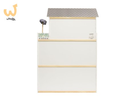 Domek dla lalek drewniany MDF mebelki 122cm XXL LED Domek dla lalek drewniany MDF mebelki 122cm XXL LED