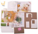 Domek dla lalek drewniany model do złożenia LED 19,5cm
