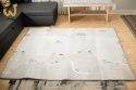 Mata edukacyjna piankowa miarka wzrostu szara 200 x 180 cm