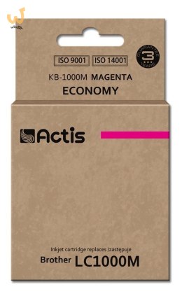 Actis KB-1000M Tusz (zamiennik Brother LC1000M/LC970M; Standard; 36 ml; czerwony)