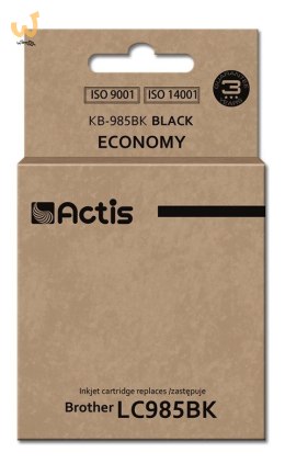 Actis KB-985Bk Tusz (zamiennik Brother LC985BK; Standard; 28,5 ml; czarny)
