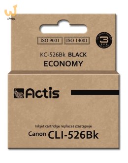 Actis KC-526Bk Tusz (zamiennik Canon CLI-526BK; Standard; 10 ml; czarny)