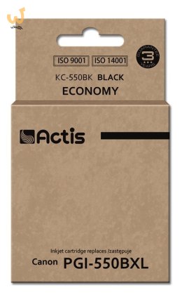Actis KC-550Bk Tusz (zamiennik Canon PGI-550BK; Standard; 23 ml; czarny)