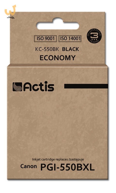 Actis KC-550Bk Tusz (zamiennik Canon PGI-550BK; Standard; 23 ml; czarny) Actis KC-550Bk Tusz (zamiennik Canon PGI-550BK; Standard; 23 ml; czarny)