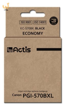 Actis KC-570BK Tusz (zamiennik Canon PGI-570BK; Standard; 22 ml; czarny)