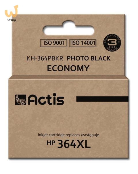 Actis KH-364PBKR Tusz (zamiennik HP 364XL CB322EE; Standard; 12 ml; czarny, foto) Actis KH-364PBKR Tusz (zamiennik HP 364XL CB322EE; Standard; 12 ml; czarny, foto)