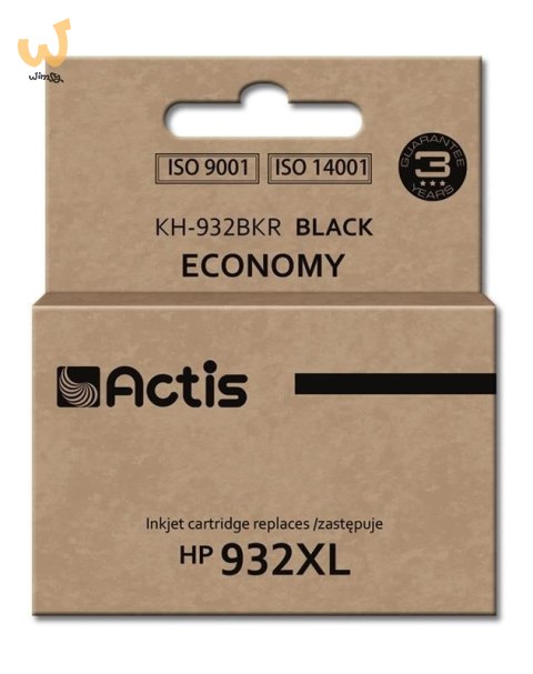 Actis KH-932BKR Tusz (zamiennik HP 932XL CN053AE; Standard; 30 ml; czarny) Actis KH-932BKR Tusz (zamiennik HP 932XL CN053AE; Standard; 30 ml; czarny)