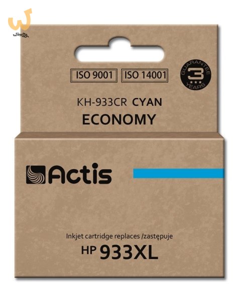 Actis KH-933CR Tusz (zamiennik HP 933XL CN054AE; Standard; 13 ml; niebieski) Actis KH-933CR Tusz (zamiennik HP 933XL CN054AE; Standard; 13 ml; niebieski)