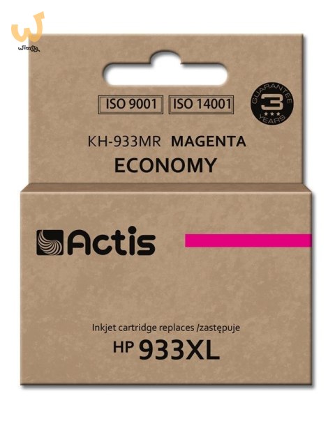 Actis KH-933MR Tusz (zamiennik HP 933XL CN055AE; Standard; 13 ml; czerwony) Actis KH-933MR Tusz (zamiennik HP 933XL CN055AE; Standard; 13 ml; czerwony)